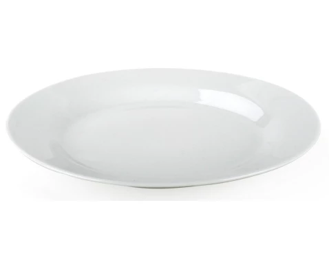 Mělký talíř Larry 24 cm, bílý