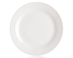 Mělký talíř Larry 26,5 cm, bílý