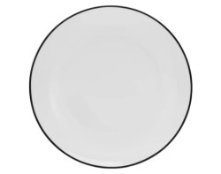 Mělký talíř Luna Black Line 27 cm, bílý