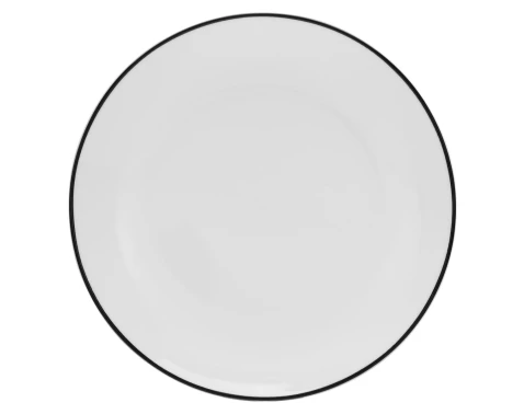 Mělký talíř Luna Black Line 27 cm, bílý