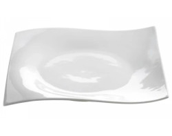 Mělký talíř Motion 27 cm, bílý