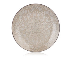 Mělký talíř Shape 27 cm, krajkový vzor