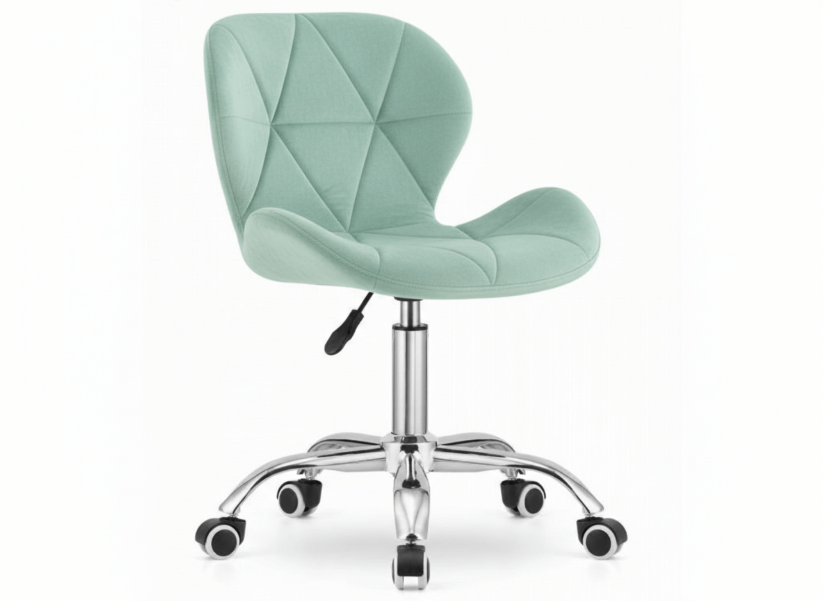 Mentolové kancelářské křeslo AVOLA VELVET
