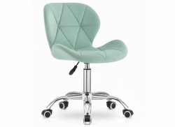 Mentolové kancelářské křeslo AVOLA VELVET
