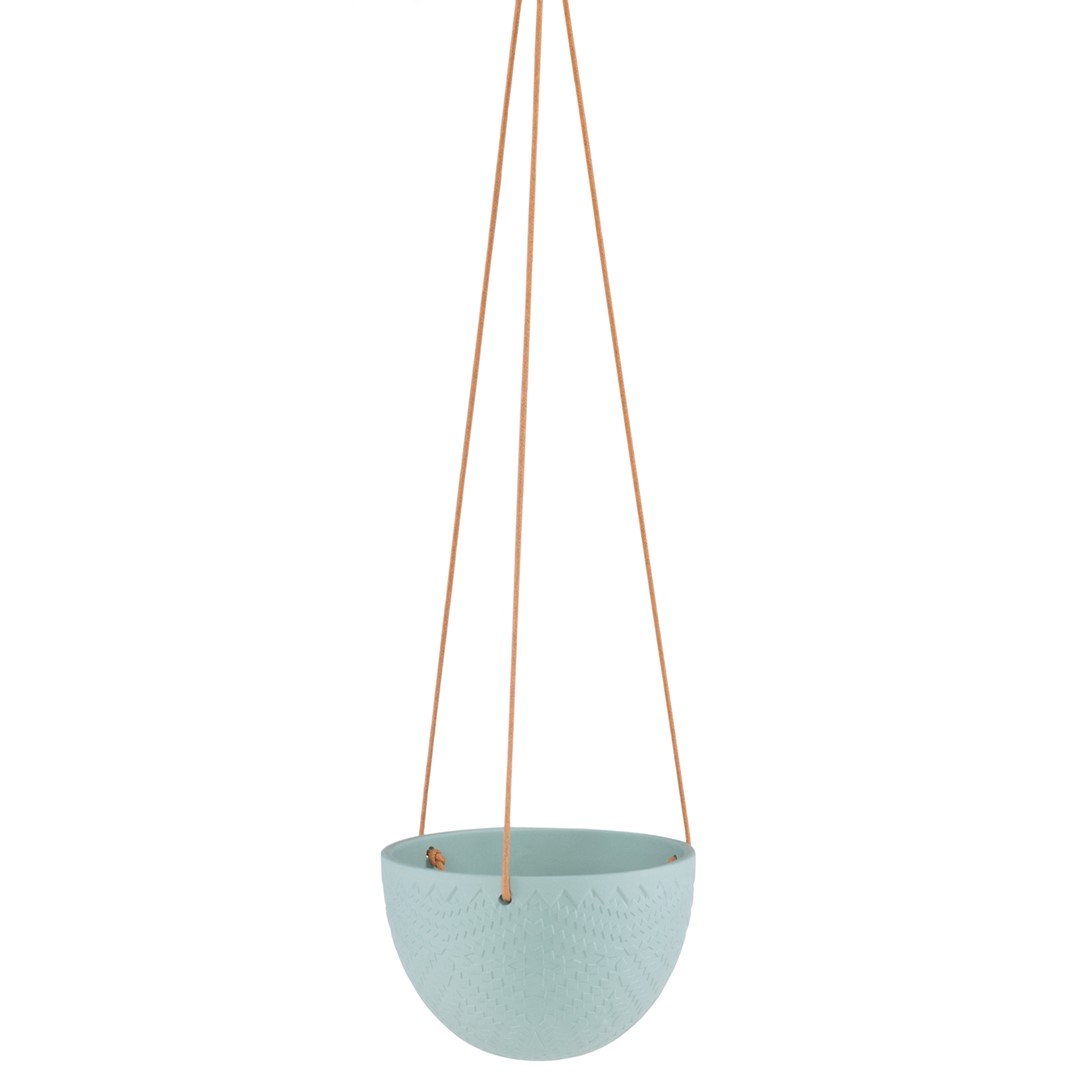 Mentolový závěsný květináč LOKAI