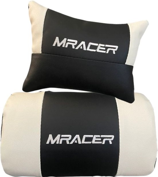 MERCURY Sada polštářků Mracer koženka černo-bílá