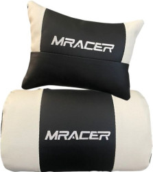 MERCURY Sada polštářků Mracer koženka černo-bílá