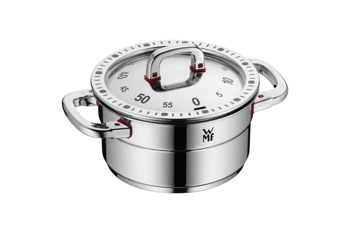 Minutka WMF Premium One ve tvaru hrnce 799766040 Nerezová