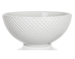 Miska Diamond Line, bílá s reliéfem