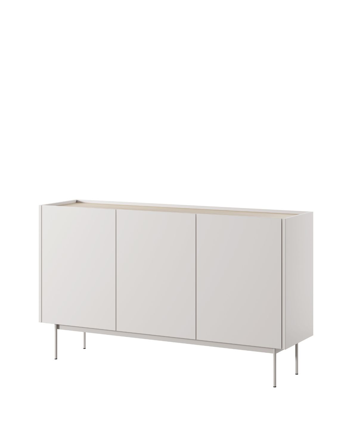 Moderní komoda Color K-144, kašmírová/dub linea