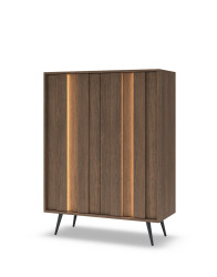 Moderní komoda do obývacího pokoje s LED osvětlením Amaro B