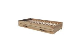 Modul VERSO F/1S dub artisan, lůžko 90x200 cm s úložným prostorem