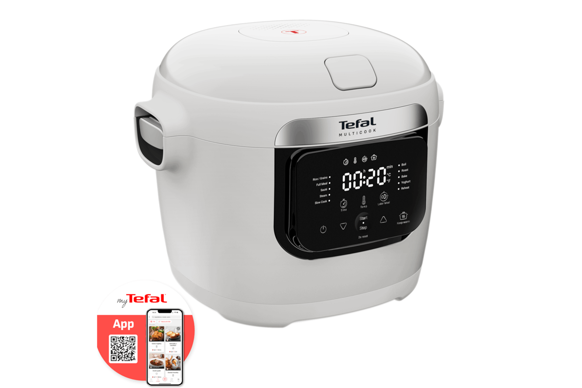 Multifunkční elektrický hrnec Tefal Multicook Basic MY700BF0 Světle šedá