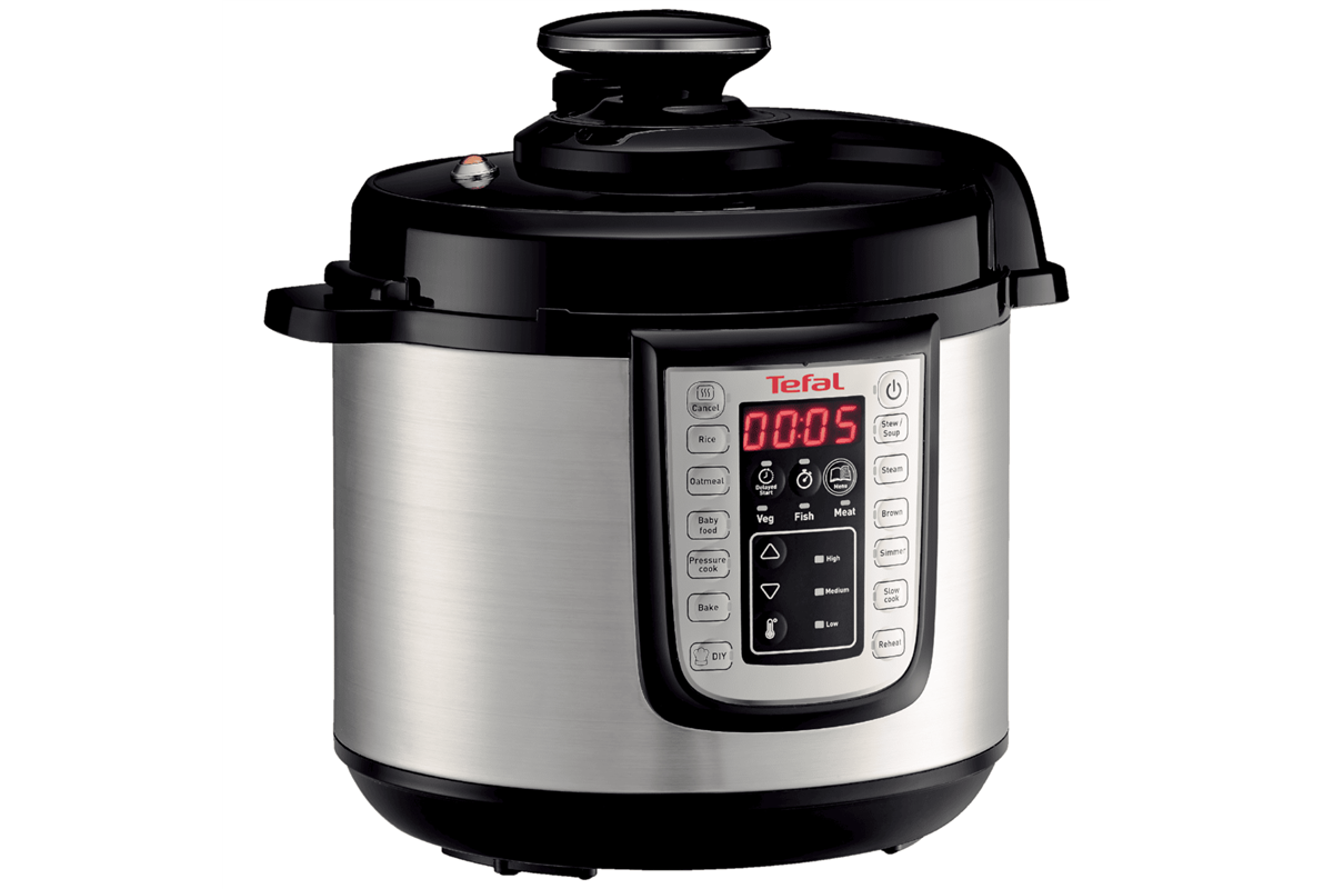 Multifunkční elektrický hrnec Tefal One Pot CY505EE0 Nerezový/Černý
