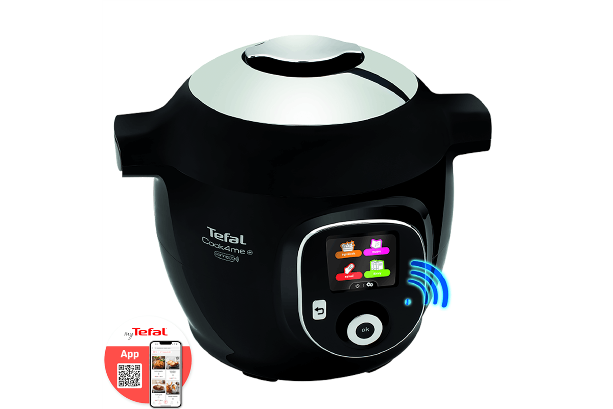 Multifunkční elektrický tlakový hrnec Tefal Cook4me+ CY855830