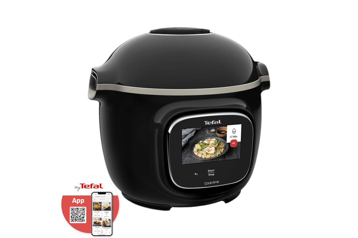Multifunkční elektrický tlakový hrnec Tefal Cook4Me+ Touch CY912831
