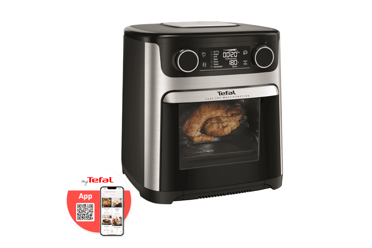 Multifunkční horkovzdušná fritéza Tefal Easy Fry 9v1 FW556DE0 Nerezová/Černá
