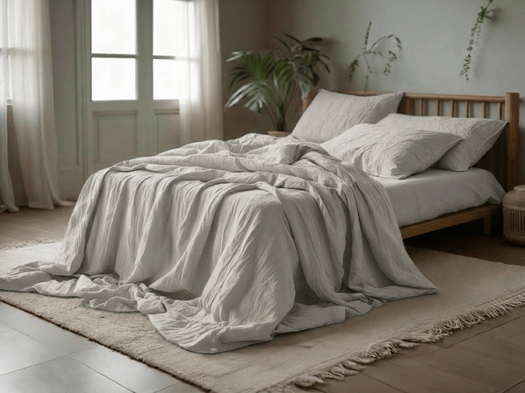 Mušelínové povlečení PURELY PREMIUM světle šedé Rozměr povlečení: 70 x 80 cm | 135 x 200 cm