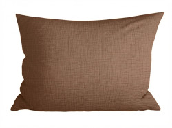 Mušelínový povlak na polštář MUSSARI 70x90 cm, světle hnědý