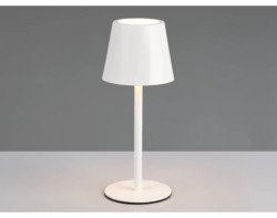 Nabíjecí LED stolní lampička Diaz, bílá