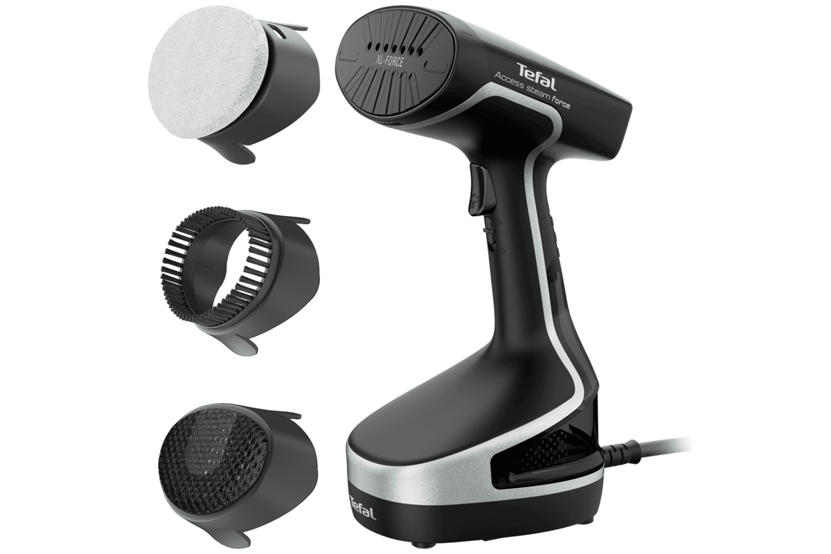 Napařovač oděvů Tefal Access Steam Force DT8270E1 Stříbrný/Černý