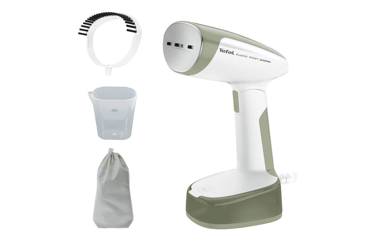 Napařovač oděvů Tefal Access'Steam Pocket DT3053E1 Lišejníková zelená/Bílá