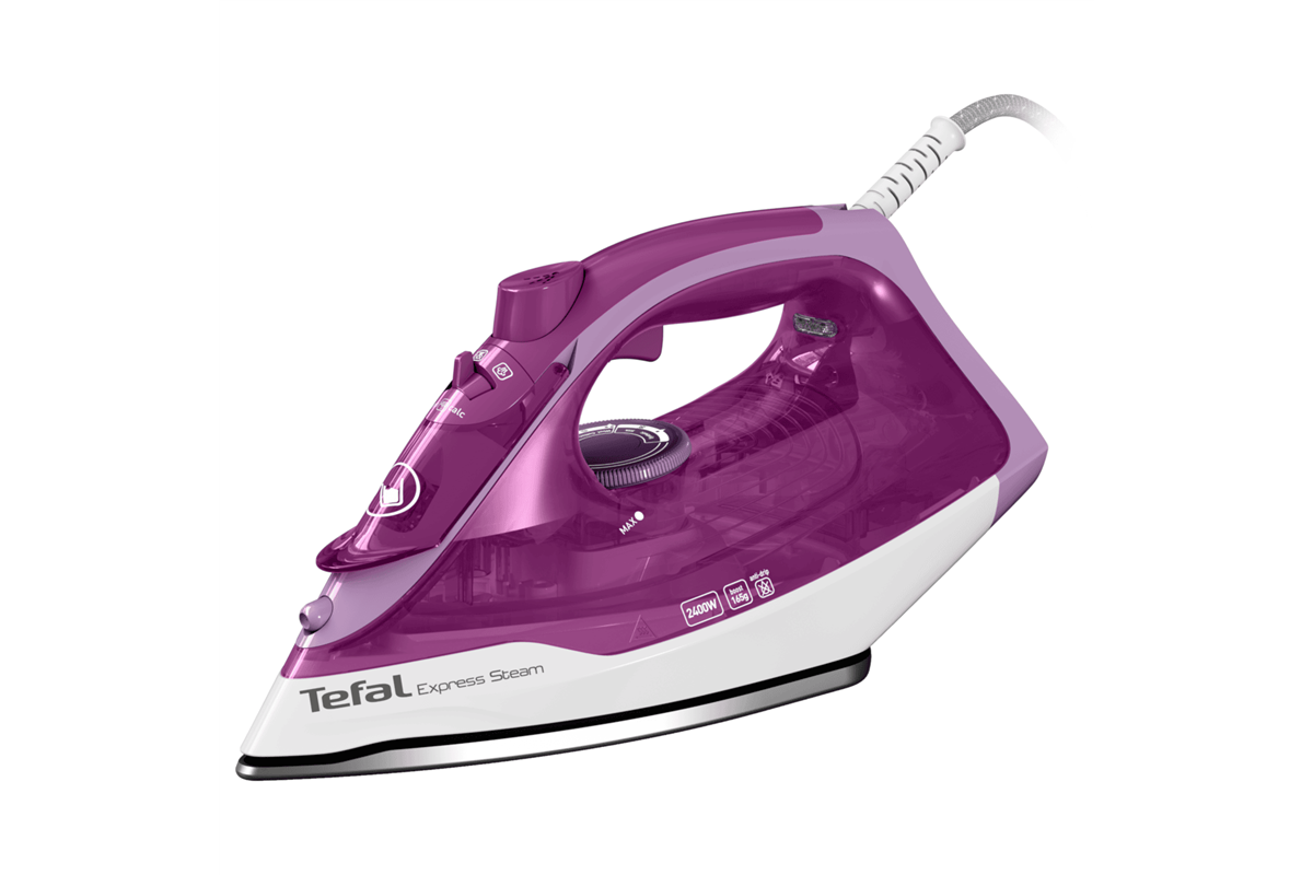 Napařovací žehlička Tefal Express Steam FV2836E0 Fialová/Bílá