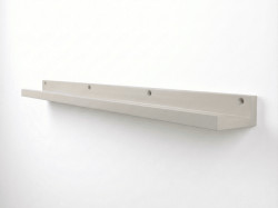 Nástěnná police na obrazy FOTOPLANK 120 cm, krémová