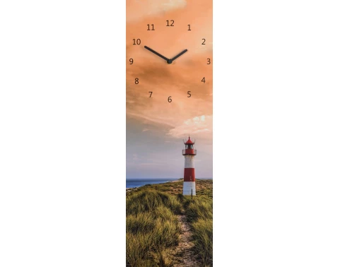 Nástěnné hodiny Maják, 20x60 cm