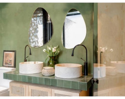 Nástěnné zrcadlo Ida 40x60 cm, zlaté