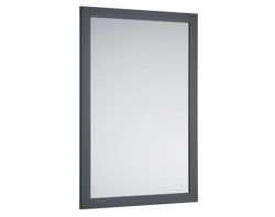 Nástěnné zrcadlo Thea 48x68 cm, antracit