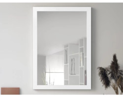 Nástěnné zrcadlo Thea 48x68 cm, bílé