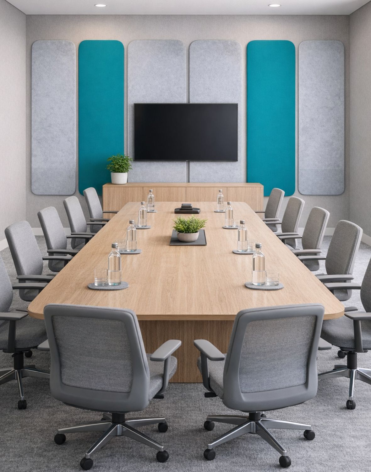 Nástěnný akustický panel Silence Long 120 × 35 cm
