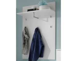 Nástěnný věšákový panel Spice, leskle bílý