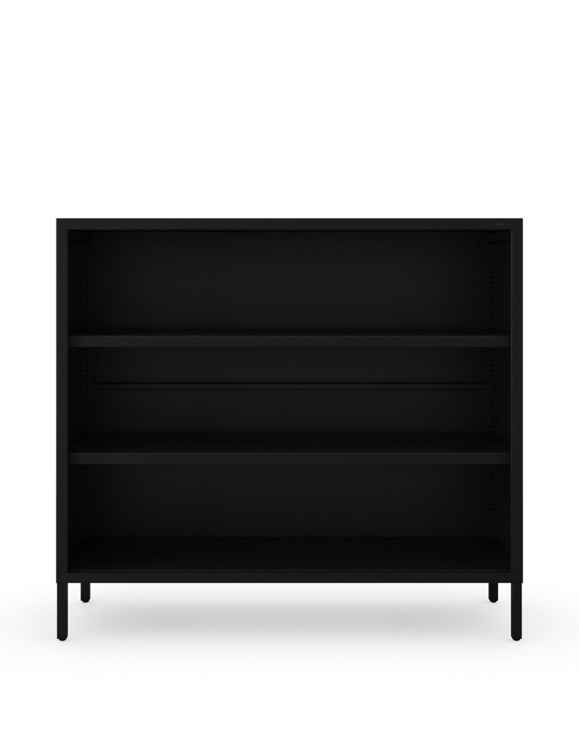 Nízká knihovna Luca Modern, černá