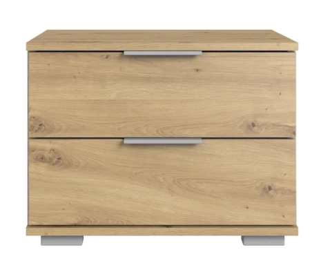 Noční stolek Easy Plus, 2 zásuvky, dub artisan