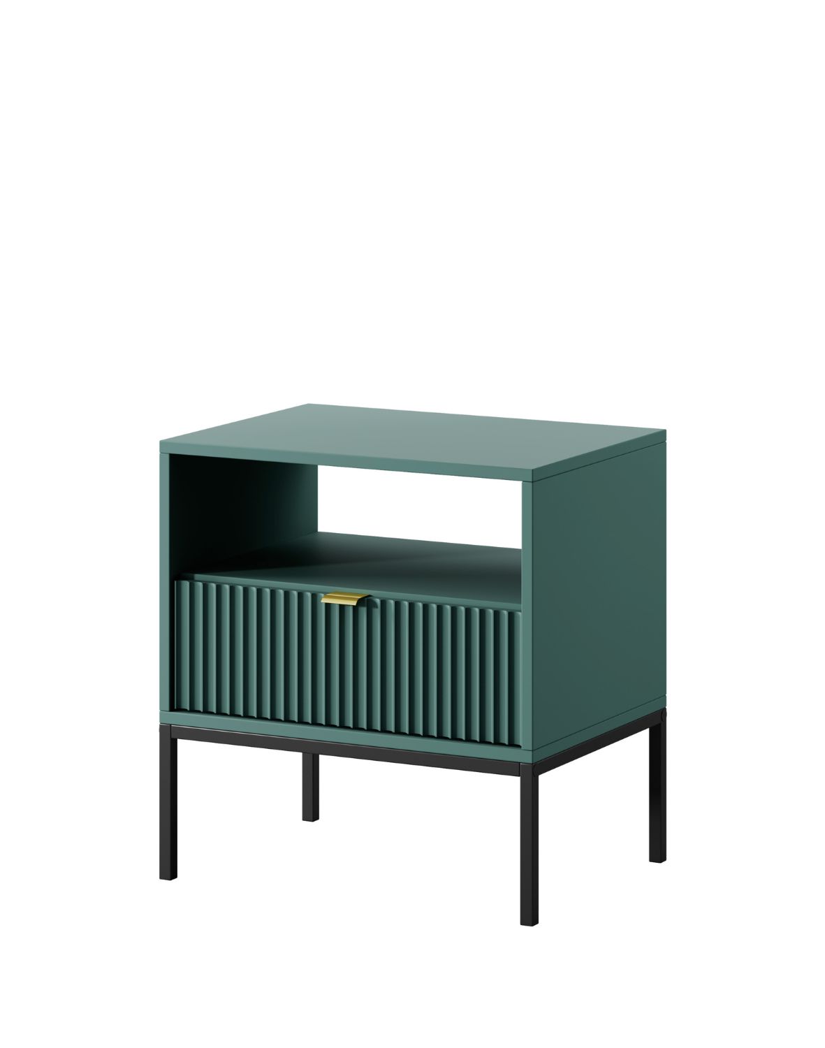 Noční stolek Nova zelený (S54), green/black