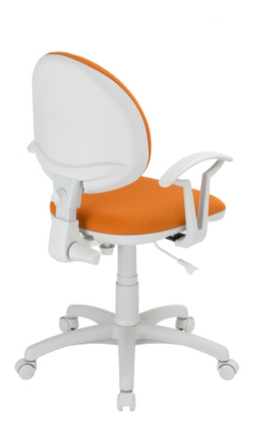 Nowy Styl Smart white GTP kancelářské křeslo oranžové