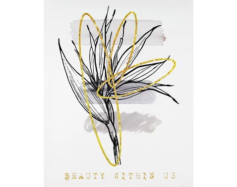 Obraz na plátně Abstrakce Beauty Within Us, 40x50 cm