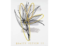 Obraz na plátně Abstrakce Beauty Within Us, 40x50 cm