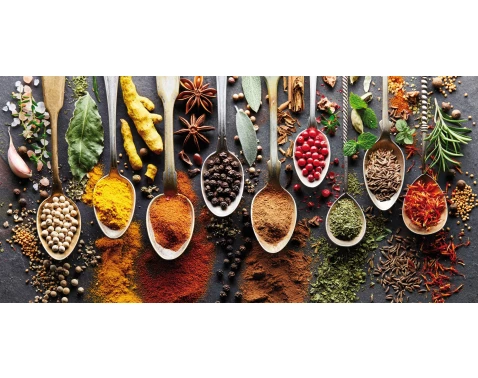 Obraz na plátně Barevné koření, 70x33 cm