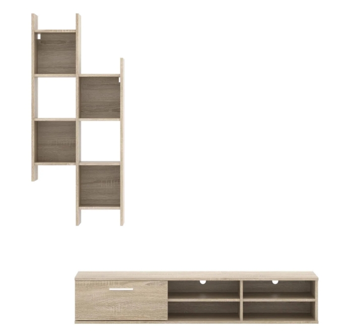 Obývací stěna KATHI 150 cm, dekor dub sonoma
