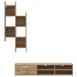 Obývací stěna KATHI 150 cm, dekor dub