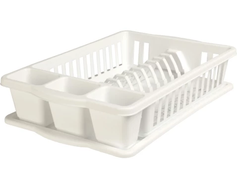 Odkapávač na nádobí 39,5x26 cm, bílý