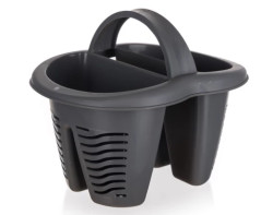 Odkapávač na příbory myKitchen, antracit