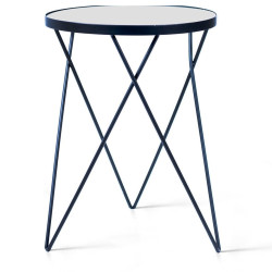 Odkládací stolek EMILY Ø 35,5 cm, černý