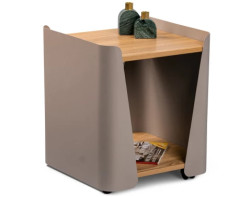 Odkládací stolek Sandro 3, dub/taupe