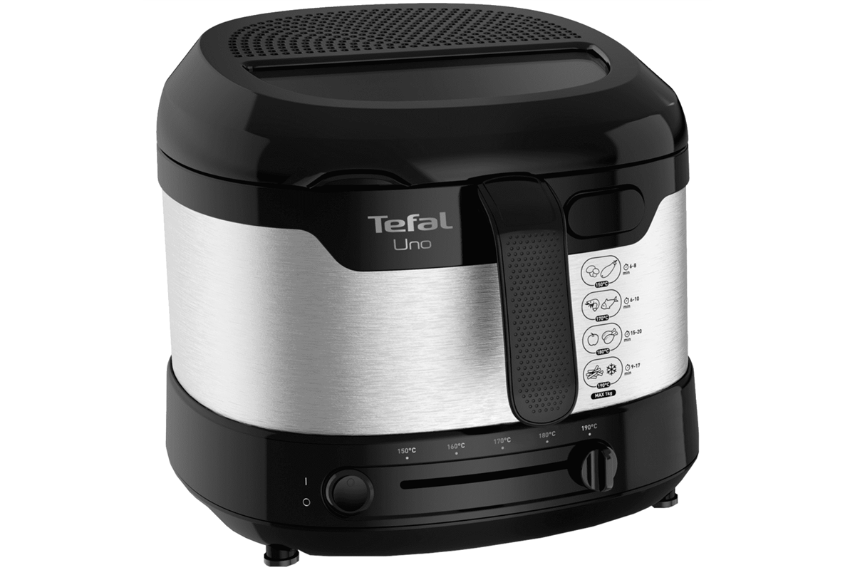 Olejová fritéza Tefal Uno FF215D30 Černá/Nerezová