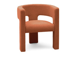 Oranžové designové křeslo ALPAH B