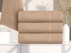 Osuška CLARYSSE ELEGANCE 70x140 cm písková, 100% bavlna